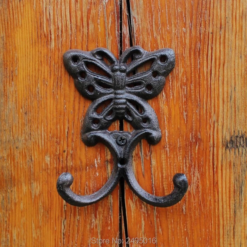 Cast iron butterfly hook